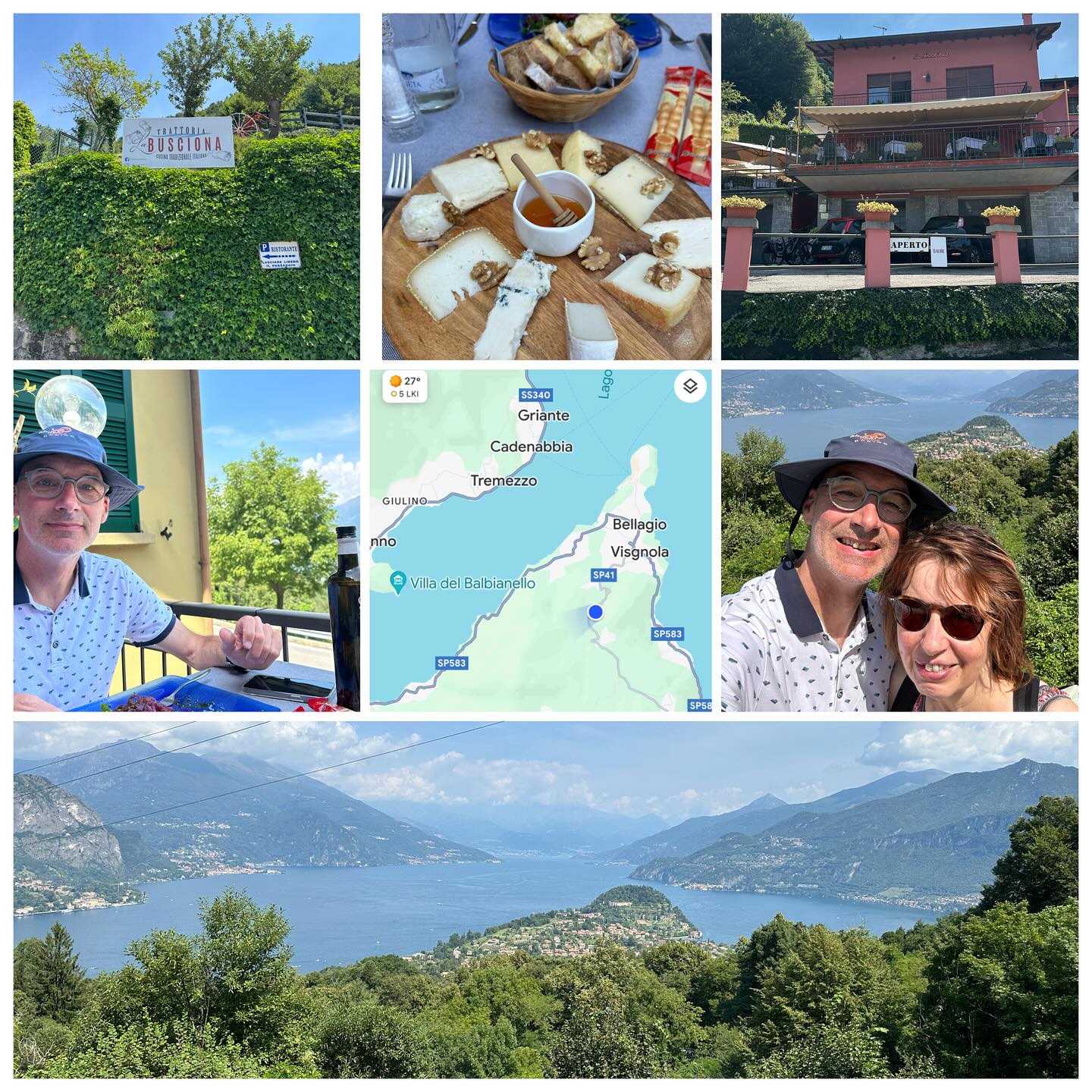 Genieten in het mooie Bellagio aan het Comomeer #como 🇮🇹