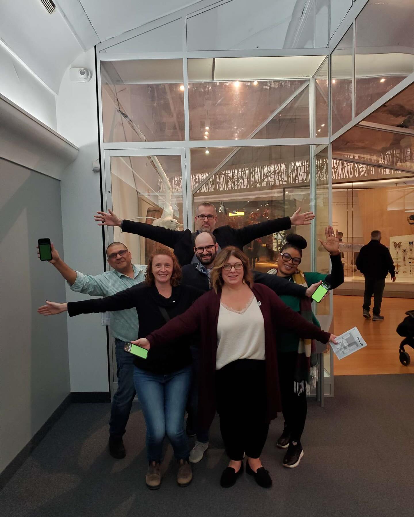 Teams spreading their wings, loving our adventure at the incredible Royal Ontario Museum.#teambuilding