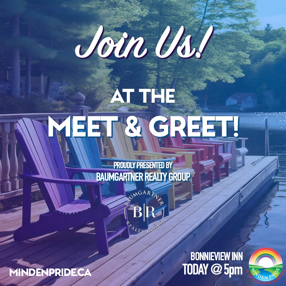We’re getting ready for the Meet & Greet! Join us this evening, August 19th at the BonnieView Inn from 5pm!
Greet old friends & Meet new ones! Featuring a special performance by the fabulous Jenna Seppa @jenna.seppa
Proudly presented by our friends at the Baumgartner Realty Group (@haliburtonrealestate).
#everyoneiswelcome #mindenpride #bonnieviewinn