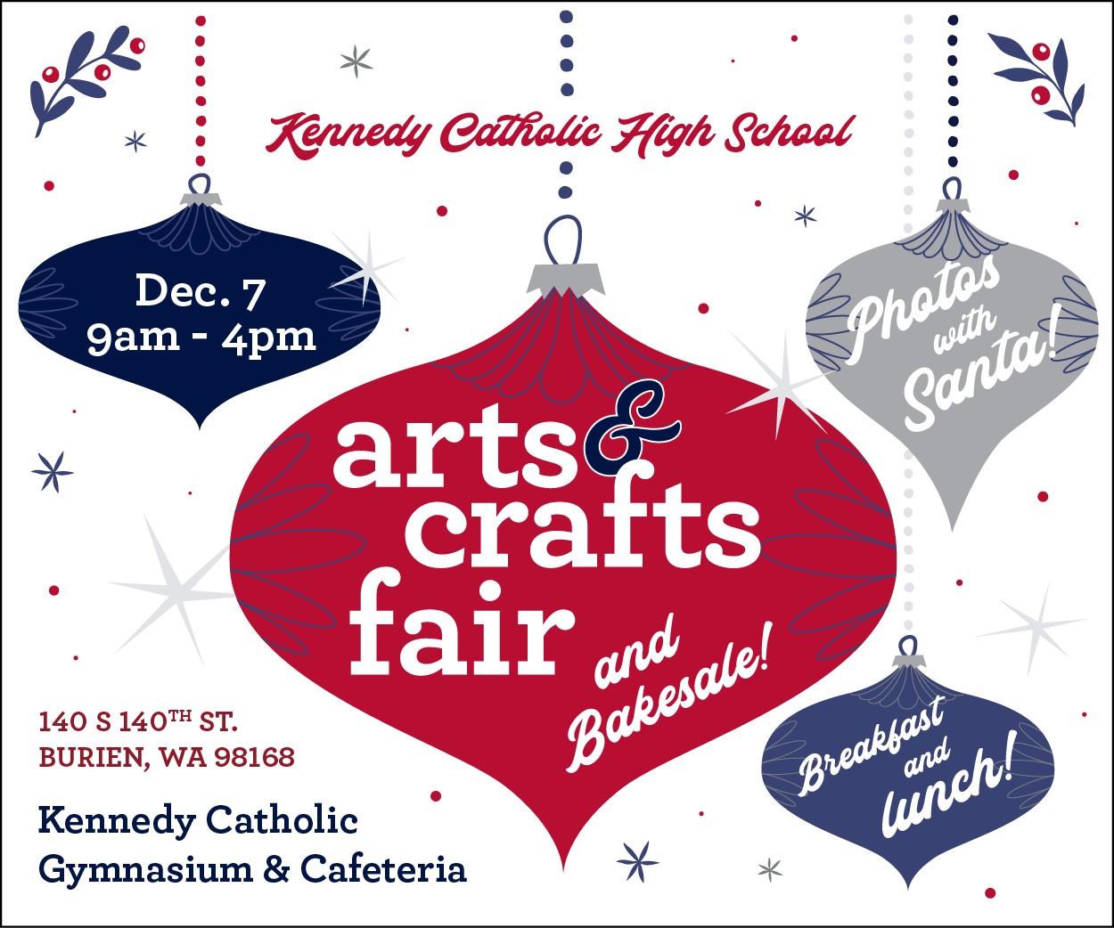 December 7th Kennedy Catholic High School! HUGE Arts and Crafts Fair!
Excited to be a vendor there this year :)
#craftfair #smallbusiness β