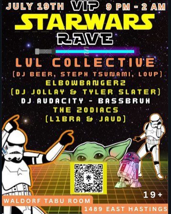 🌟 Ready for a Friday of epic events at the Waldorf? We’ve got something for everyone! 🌟
1️⃣ 🌌💫 STAR WARS RAVE - at Tabu: May the beats be with you as you dance through the galaxy. Costumes encouraged! 🚀👽
2️⃣ 🌴🔥 CARIBBEAN FRIDAYS - at The Tiki Bar: Get your groove on at our Short Shorts vs Mini Skirt Caribbean bash! Feel the island vibes with reggae, dancehall, and more. 🎶🍹
3️⃣ 🎶👽 MURCOR RECORDINGS - at the Hideaway: Experience deep beats and electronic artistry at Deep Resonance. Don’t miss this night of music and visuals! 🚀🎨
📅 Mark your calendars and join us on July 19th for a summer packed with unforgettable events! 🎟️