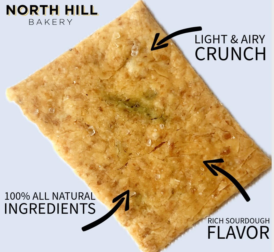 Our favorite thing about meeting customers is getting their reaction to our crackers. Here are the things we most often hear #1 Mmm...that's good! #2 The CRUNCH, the texture is light & airy. #3 They can taste the quality of all natural ingredients. We use fresh ingredients and all of our crackers are handmade. Thank you to all who have stopped by our booth at farmer's market, found us at a store or tried us at a friends house. We are truly grateful to have the customer feedback!
#sourdough #crackers #yum #Cleveland #clefoodie #Ohio #supportlocal #bread #cle #chagrinfalls #buylocal #snacks #charcuterie #shopsmall #ShopSmall #foodandwine #sourdoughbread #eatlocal #northeastohio #solon #cheese #sourdoughstarter #rosemary #foodie