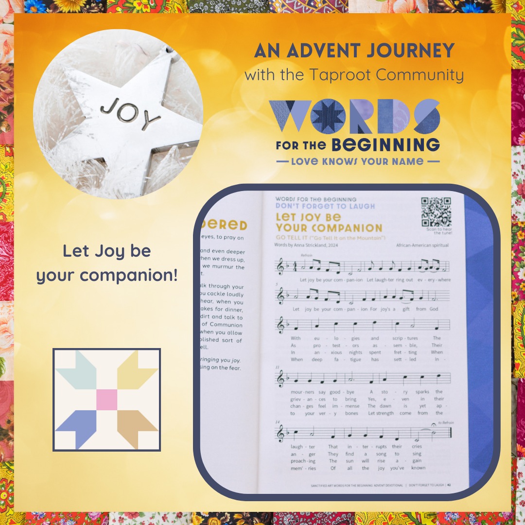 Dec 31st: When deep fatigue has settled
Into your very bones,
Let strength come from the memories
Of all the joy youâve known.
Let joy be your companion;
Let laughter ring out everywhere!
Let joy be your companion,
For joyâs a gift from God.
âfrom âLet Joy Be Your Companionâ by Rev. Anna Strickland | @sanctifiedart
#rememberwhen #taproot_pnw #journeytogether #StrengthTogether
