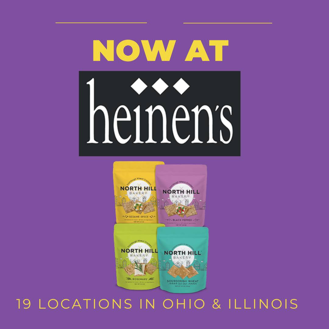 π Exciting News! π
We're thrilled to announce that our delicious crackers are now available at Heinen's stores in Ohio and Illinois! ππ
Looking for a location near you? Check out the full list of all 19 Heinen's stores where you can find our crackers: https://www.thenorthhillbakery.com/locations. π
Thank you for all your support as we continue to grow and bring our crackers closer to you. Happy snacking! β€οΈ
#Heinens #NowAvailable #Ohio #Illinois #LocalFlavor #ShopSmall #CrackerLovers #NorthHillBakery #localfood #cheese #foodandwine #crackers #Cleveland #sourdough #clefood #buylocal #Twinsburg #twinsburg #brecksville #brecksvilleohio #Brecksville #barringtonillinois #lakebluffillinois #glenviewillinois