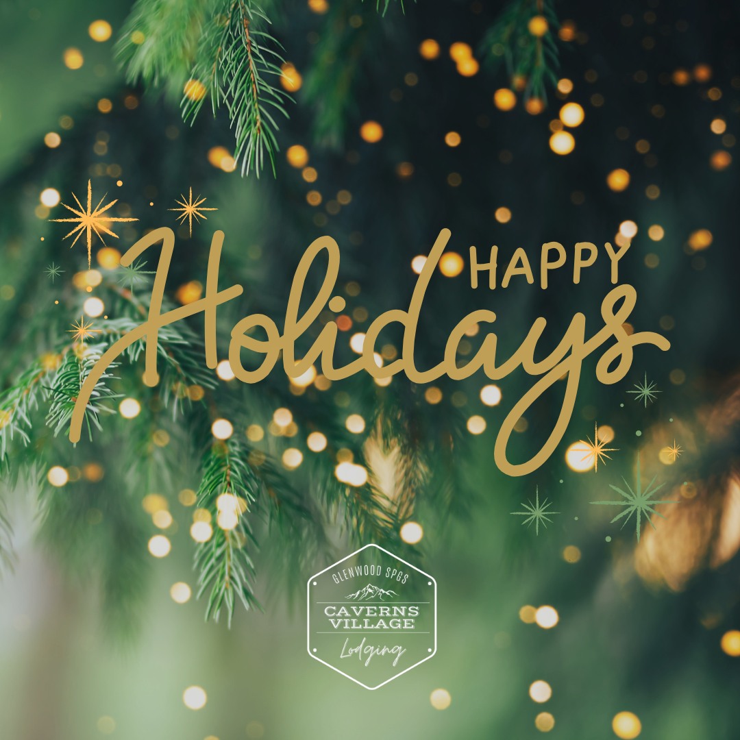 🎄✨ Happy Holidays from all of us at Caverns Village! Whether you're celebrating Christmas, Hanukkah, Kwanzaa, or any other special holiday, we hope you have a joyous and safe holiday week. Wishing you moments filled with love, laughter, and cherished memories. Here's to a fantastic year ahead! 🎁🌟
#GlenwoodSprings #ColoradoAdventure #cavernsvillagelodging #SeasonsGreetings #HappyHolidays