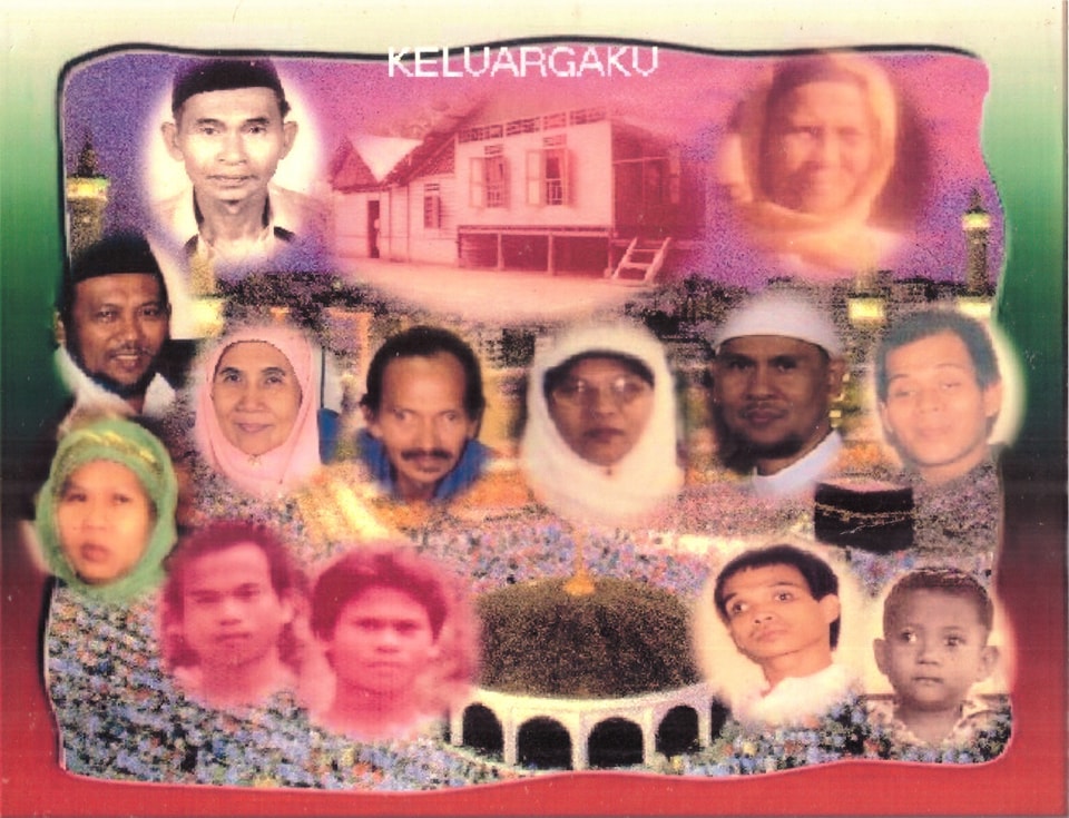 Came across these collages done up by my late uncle, Pak Teh, back in the 2000s while I was reorganising the family memorabilia.
In the first collage were my grandparents and their eleven children, arranged by birth order. Pak Teh also made another collage in 2007 to show those who were still alive, some paired with photos of their younger selves. Today, only 5 of them remain.
These collages prove testament to his love for his family, and his values of maintaining these social relationships with them, which I fondly remember him for. Pak Teh left us in February 2023, aged 68. May Allah SWT make his grave among those of the gardens of Paradise, Ameen.
Al-Fatihah
Hj. Musa Bin Sulong (Awang Minyak)
1954 - 2023