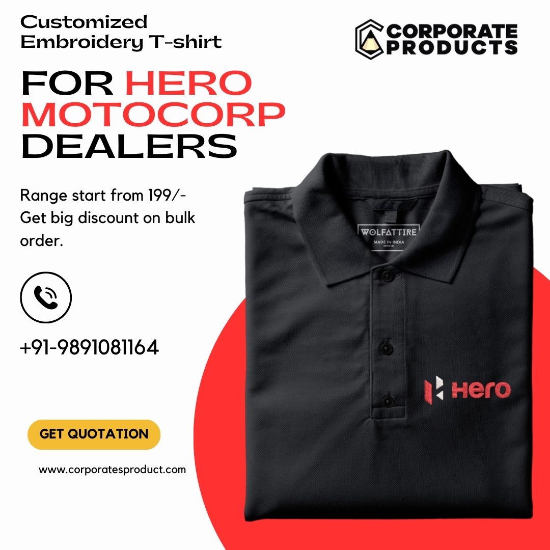 Custom T-shirt for Hero Motocorp Dealers in India.
#HeroMotoCorp #herodealership #herodealershipinlucknow