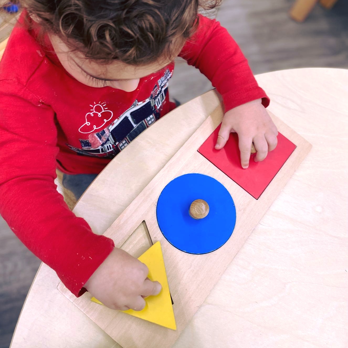 ๐ Exploring Shapes with the Montessori Shape Puzzle at Lily Montessori! ๐บ๐ต๐ฅ
The Montessori shape puzzle is a wonderful activity that helps children develop fine motor skills and enhance their visual perception. By grasping the wooden knobs and fitting the triangle, circle, and square into their corresponding spaces, children strengthen their hand-eye coordination and spatial awareness. ๐
This hands-on experience introduces foundational concepts of geometry and encourages problem-solving, focus, and independenceโkey elements of Montessori learning! ๐ก
๐ Ready to nurture your childโs growth through engaging, hands-on activities? Enroll today! (Link In Bio)
๐ฑ +1 613-222-3666
#LilyMontessori #ShapePuzzle #HandsOnLearning #MontessoriMaterials #FineMotorSkills #EarlyChildhoodEducation #MontessoriLife #OttawaPreschool #OttawaParents #OttawaChildcare #MontessoriOttawa #OttawaKids #EnrollToday #YOW
