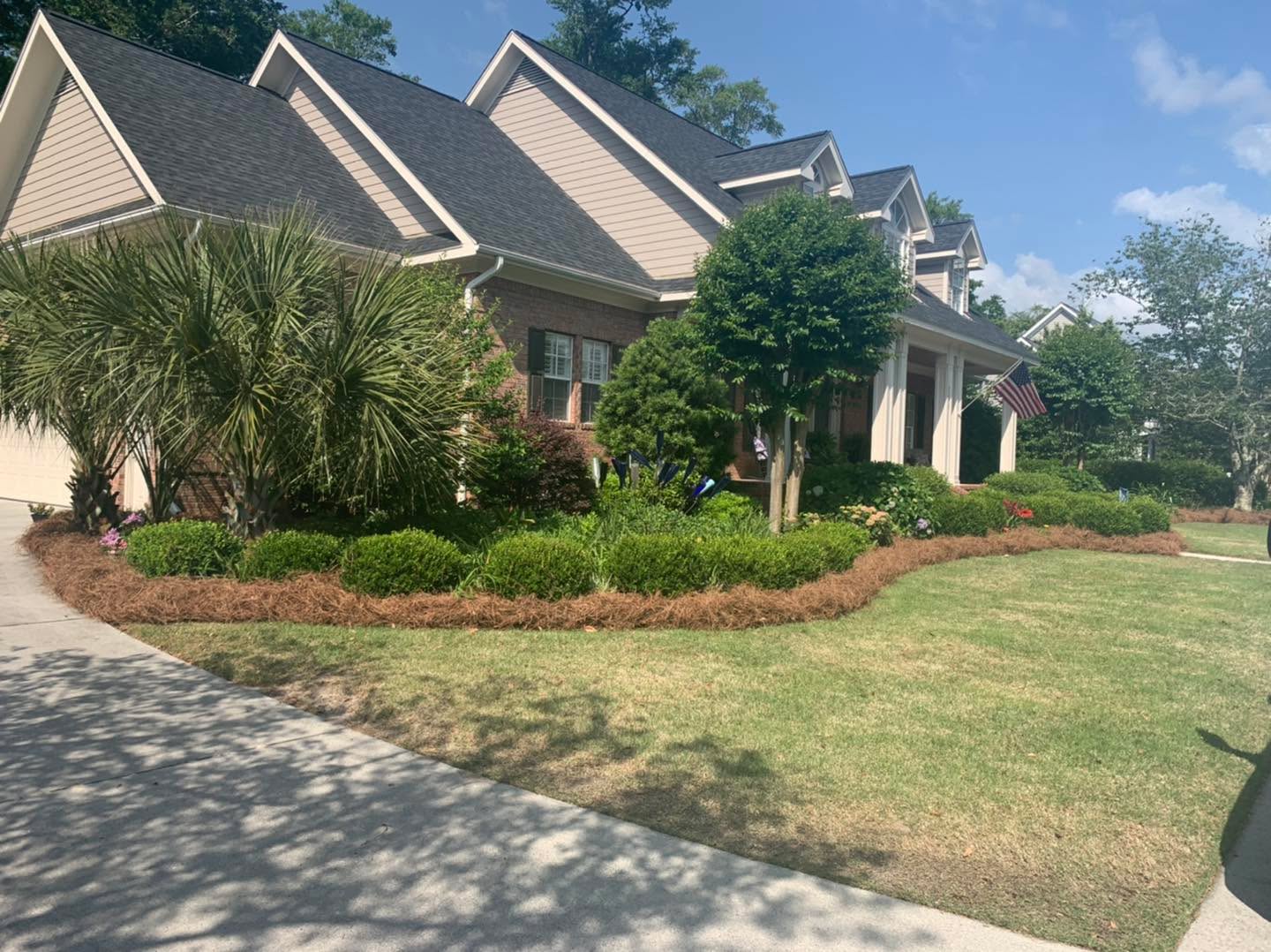 Pinestraw makes everything better!
#wilmington #leland #castlehayne #landfall #wrightsvillebeach #downtownwilmington #portersneck #carolinabeach #ogden #monkeyjunction #rubbermulch #mulch #chocolatemulch #lawncare #lawnmaintenance #pruning #sod #ilm #portcity #landscaping #landscapes #Wilmingtonnc #commercial #residential