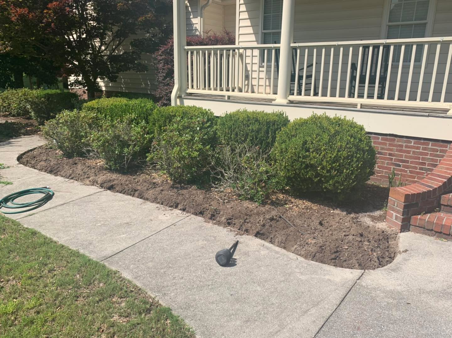 Another mulch install in the books! Call us for any of your lawn or landscaping needs.
#wilmington #leland #castlehayne #landfall #wrightsvillebeach #downtownwilmington #portersneck #carolinabeach #ogden #monkeyjunction #rubbermulch #mulch #chocolatemulch #lawncare #lawnmaintenance #pruning #sod #ilm #portcity #landscaping #landscapes #Wilmingtonnc #commercial #residential