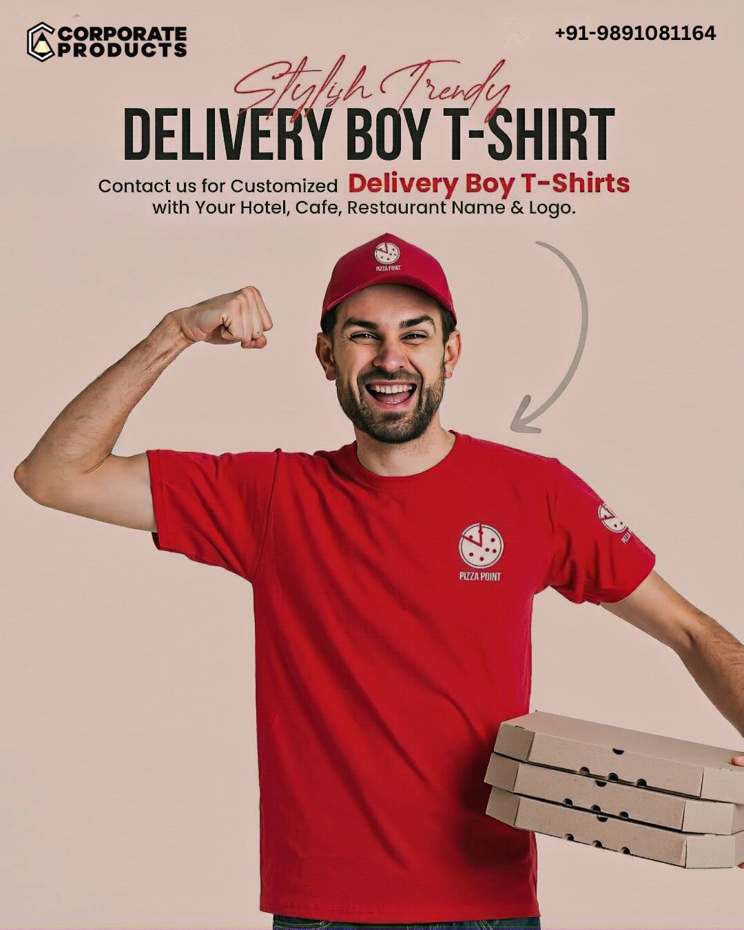 Customized Delivery Boy T-shirt
#zomato #swiggy