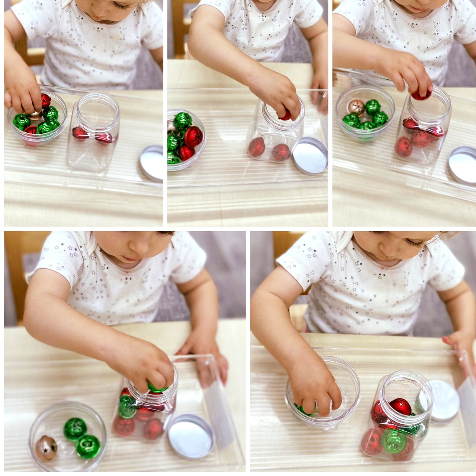 ๐ Transferring Activity at Lily Montessori! ๐
Our little ones are practicing their transferring skills with this engaging activity! By transferring bells from one container to another, children are developing fine motor skills, hand control, and even self-care skills as they progress from simple hand transfers to more complex tasks. Activities like this help build coordination and lay a foundation for independenceโall while being lots of fun!
๐ Give your child a hands-on learning experience! Enroll today! (Link in Bio)
๐ฑ+1 613-222-3666
#LilyMontessori #TransferringActivity #FineMotorSkills #HandControl #HandsOnLearning #MontessoriMaterials #EarlyChildhoodEducation #MontessoriLife #EnrollToday #OttawaParents #OttawaKids #OttawaChildcare #MontessoriOttawa #OttawaPreschool #YOW