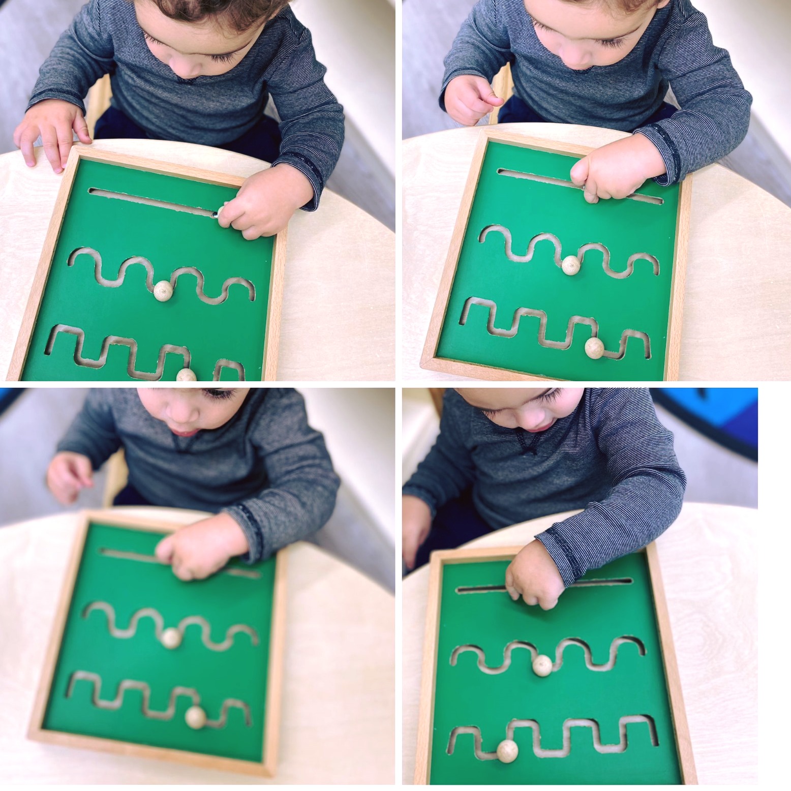 🔄 Tracking Lines with the Montessori Tracing Board at Lily Montessori! 🌟
Our little ones are refining their fine motor skills and hand-eye coordination with this engaging tracing board activity! By carefully guiding the wooden balls through the carved paths, children build precision, concentration, and pre-writing skills. This foundational activity strengthens finger muscles and prepares children for future writing tasks, all while promoting focus and control. ✏️✨
Hands-on experiences like this make learning fun and meaningful—key elements of the Montessori approach! 💡
👉 Ready to give your child the gift of focused, hands-on learning? Enroll today! (Link in Bio)
📱 +1 613-222-3666
#LilyMontessori #FineMotorSkills #PreWritingSkills #MontessoriMaterials #HandsOnLearning #EarlyChildhoodEducation #MontessoriLife #Coordination #OttawaChildcare #OttawaPreschool #OttawaParents #MontessoriOttawa #OttawaKids #EnrollToday #YOW