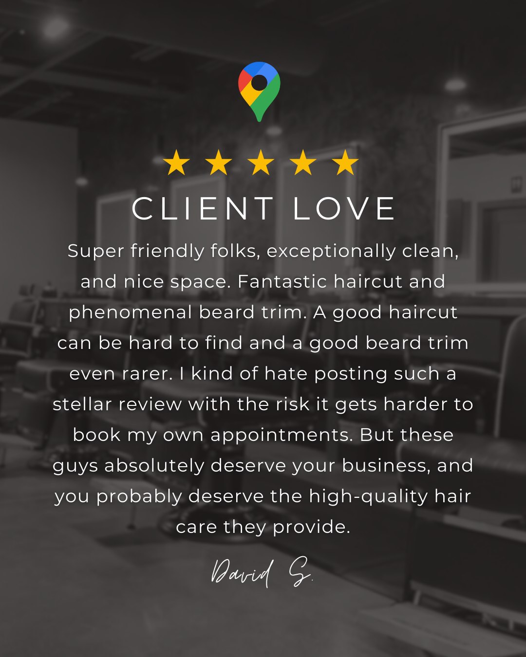 Huge thanks to our client David for this stellar review and not gatekeeping us! 🙌 We’re so glad you’re loving your haircut and beard trim! 💈✨
A great barber shouldn’t be a secret, so come see why so many others trust NoCO Stellar Barbers. Book your appointment today! 💇♂️🧔
.
.
.
.
#FortCollinsBarbers #FortCollinsHair #NoCOStellarBarbers #FortCollinsStyle #SupportLocalFortCollins #FortCollinsBeardCare #MensHaircutFortCollins #BeardTrimFortCollins #NoCOBarbers #FortCollinsLiving #LocalBarber #BestInFortCollins #FortCollinsBusiness #HaircutGoals #BarberLife #ShopLocalFortCollins #MensGroomingFortCollins