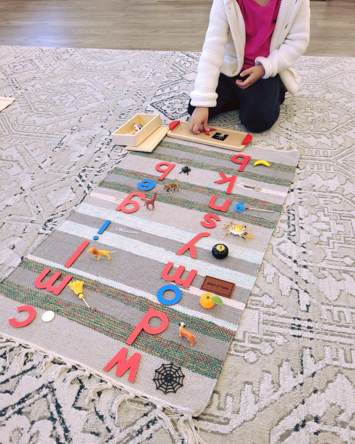 ๐ Exploring Letters with the Montessori Moveable Alphabet at Lily Montessori! ๐คโจ
The Montessori Moveable Alphabet is a fantastic activity that introduces children to early literacy and phonetic awareness. By matching letters to corresponding objects, children strengthen their letter recognition, language skills, and understanding of sounds. ๐
This hands-on experience builds vocabulary, encourages creativity, and fosters a love for languageโall while supporting focus, independence, and critical thinking! ๐ก
๐ Want to give your child a head start in literacy through hands-on learning? Enroll today! (Link In Bio)
๐ฑ +1 613-222-3666
#LilyMontessori #MoveableAlphabet #EarlyLiteracy #HandsOnLearning #MontessoriMaterials #PhoneticAwareness #MontessoriLife #LanguageDevelopment #OttawaPreschool #OttawaParents #OttawaChildcare #MontessoriOttawa #OttawaKids #EnrollToday #YOW