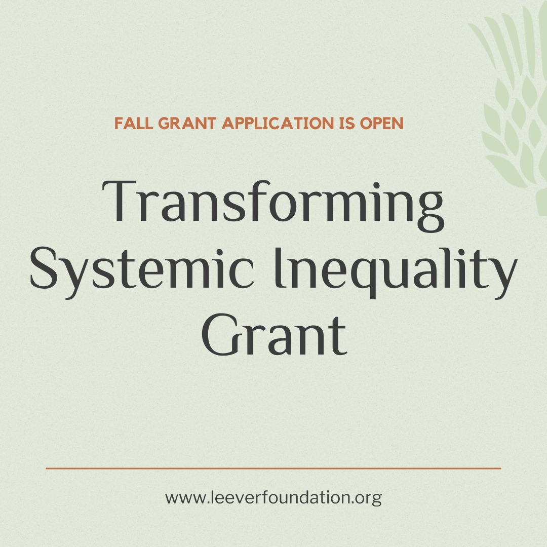 ANNOUNCEMENT: FALL REQUEST FOR PROPOSALS NOW OPEN FOR APPLICATIONS!
We’re excited to share our Transforming System Inequality RFP is officially open for proposals until October 11th, 2024. This grant opportunity is specifically geared towards #Waterbury-focused organizations, activities and community groups working towards:
Collaborative visioning, community organizing, advocacy and/or social justice - we see efforts in these areas as systems change work
and
Influencing powershifts, narrative shifting and/or social innovation - we see efforts in these areas as structural transformation work.
Visit our website https://bit.ly/LFFallGrant or tap the link in our bio for additional details about our Fall grant round.
#CTPhilanthropy #WaterburyConnecticut