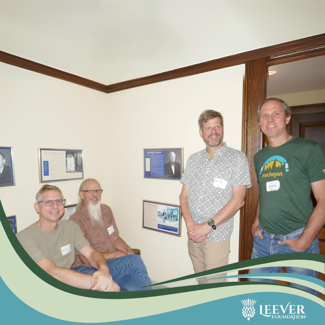Many of you may already know about Waterbury’s Hall of Fame, where Harold Leever is inducted. Our board members, which include Harold Leever’s youngest son and grandchildren, were excited to view his plaque during a recent tour of the Waterbury City Hall.
📸 left to right: Daniel Hart, Andrew Leever, David Hart and Stephen Harte
About the Waterbury Hall of Fame
The @SilasBronsonLibrary’s Waterbury Hall of Fame includes Waterbury natives or residents who have had a significant impact on the history of Waterbury or who have achieved recognition for their accomplishments through the city, state, country or world.
The goals of the Waterbury Hall of Fame are to promote an interest in Waterbury history, to educate the public about Waterbury's rich past and present, to highlight the local history resources at the Silas Bronson Library and, through the nomination process, to increase the Library's historical information about Waterbury.
#LeeverFoundation #IntentionalPhilanthropy #Waterbury #Connecticut #Grantmaking