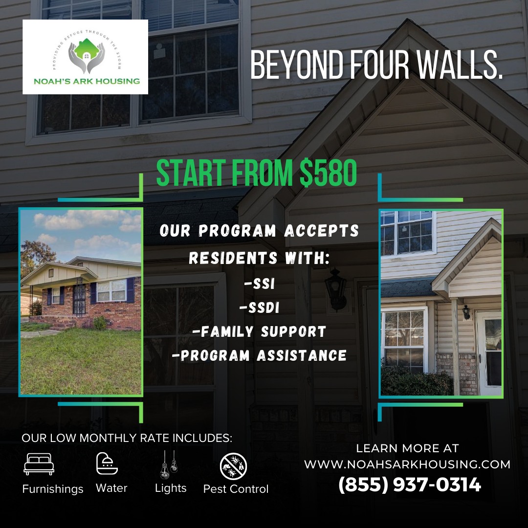 Noah's Ark Housing goes beyond four walls, creating spaces where individuals thrive and grow on their paths to independence and success.