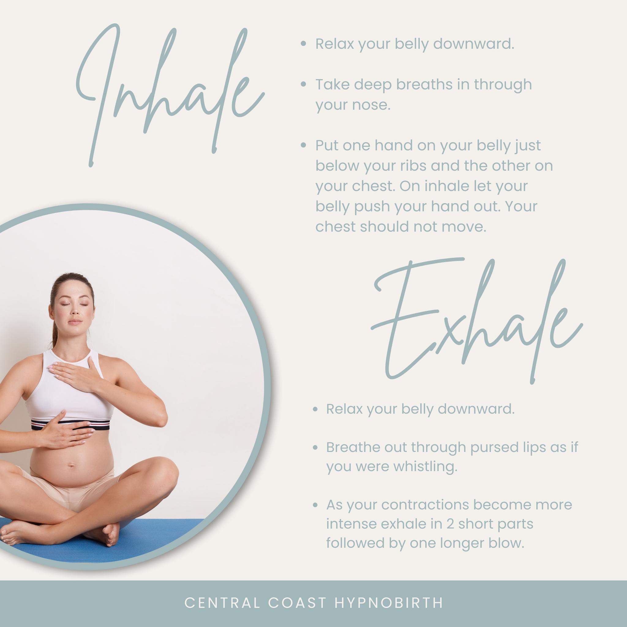 In our hypnobirthing classes, we guide you through the transformative power of controlled breathing, teaching you to harness the rhythm of your inhales and exhales to navigate each stage of labour with strength.
Why is breathwork so crucial? Because your breath is more than just oxygen—it's your anchor, your guide, and your source of strength. By mastering your breath, you tap into a profound tool for pain relief, relaxation, and progression during labour.
With our hypnobirthing techniques, you'll learn how to synchronise your breath with the rhythm of your body, allowing you to ride the waves of contractions with calm and confidence. By practicing these techniques ahead of time, you'll be well-prepared to harness the power of your breath when labour begins, ensuring a smoother, more comfortable birthing experience for you and your baby.
Take a deep breath, mama—you've got this! #Breathwork #Hypnobirthing #EmpoweredBirth