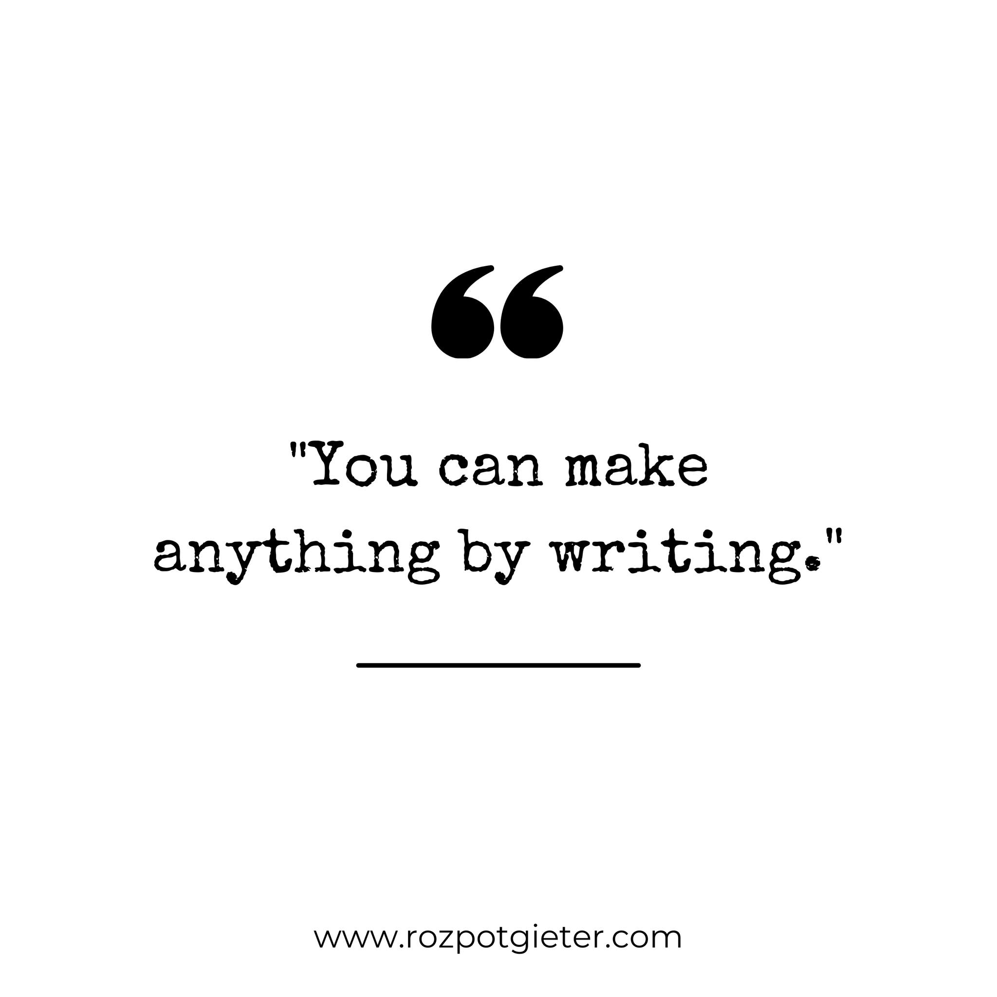 Writing is both mask and unveiling. It can bring out your deepest feeling or your wildest imagination! โญ๏ธ
www.rozpotgieter.com
#rozpotgieter #author #quoteoftheday #readers #booklover #bookworm #authorsofinstagram #readersofinstagram #instadaily
