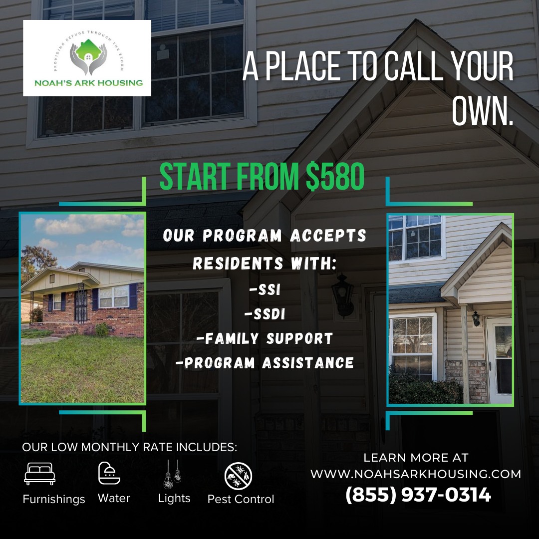 Noah's Ark Housing offers more than just a place to stay—it's a place to call your own, where individuals can rebuild their lives and create a brighter future.