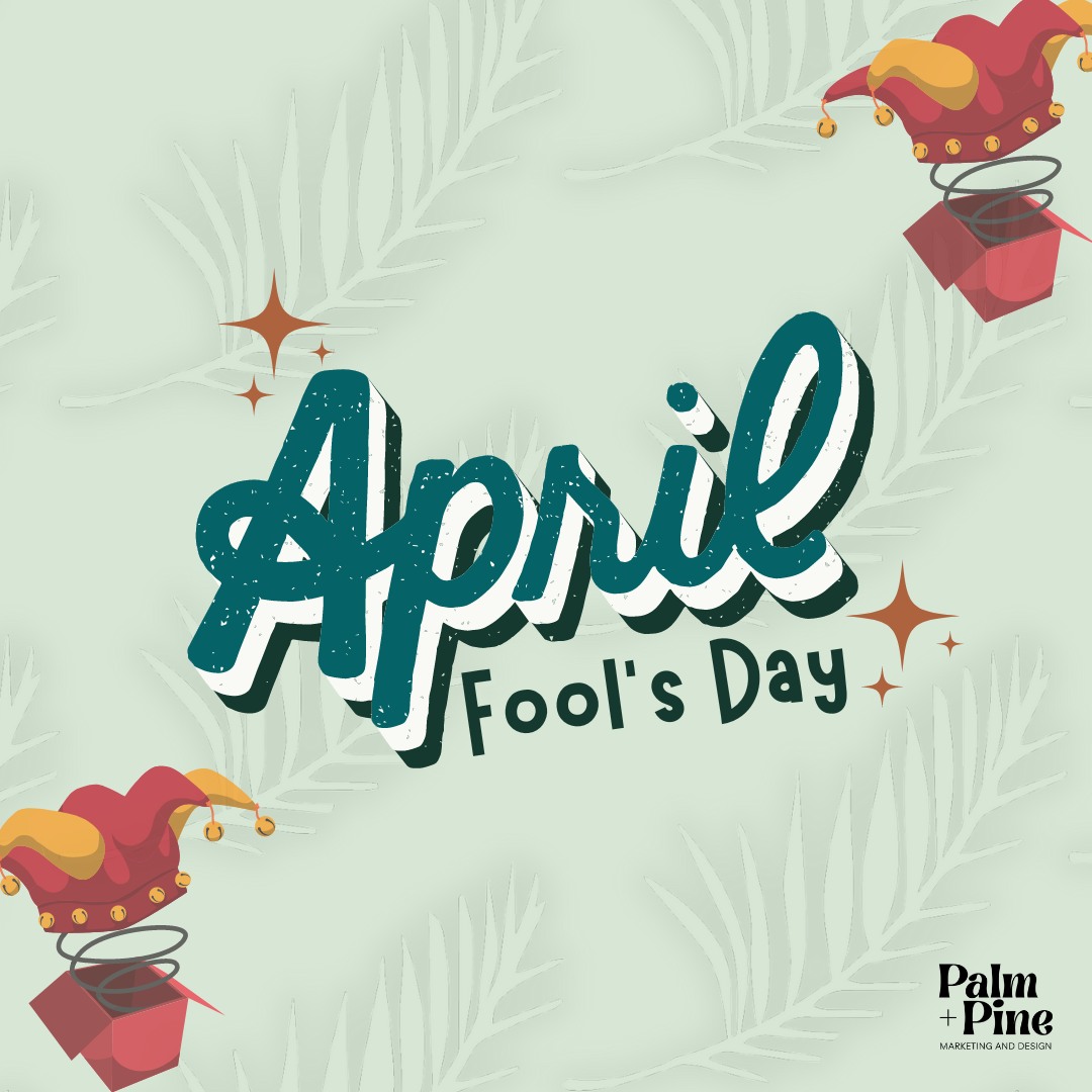 Happy April Fool's day from #PalmandPine! ✨
Get ready to sprinkle some laughter into your day because we're here to turn your business dreams into reality, one prank at a time! 🌟 From planting the seeds of creativity to nurturing them into blooming success, we're all about spreading joy, innovation, and a little bit of cheekiness along the way! 🌱
Let's make this a day to remember, where every joke and prank takes us closer to achieving your business goals! 💥 So join the fun and let the games begin! 🔥
#PalmPineMarketing #SocialMediaAgency #AprilFools
#April1st #SocialMedia