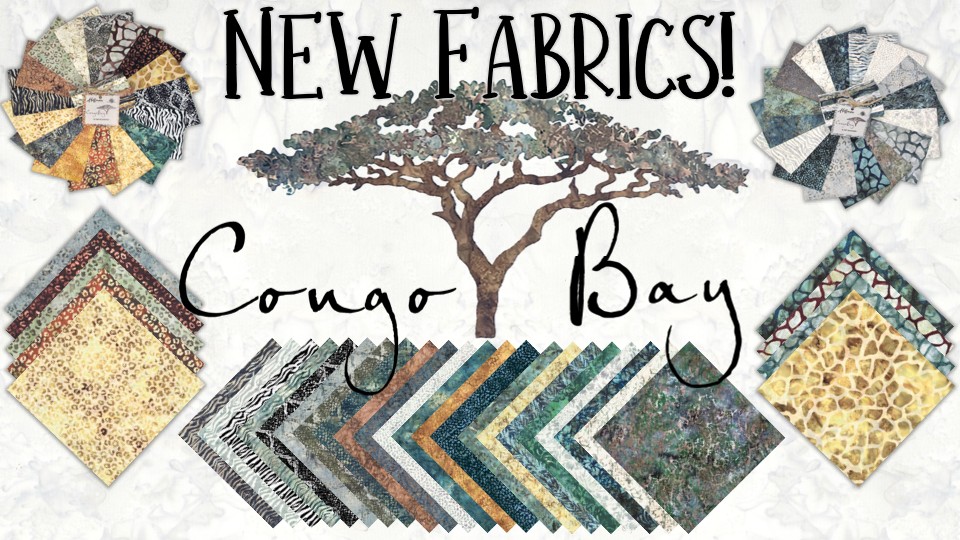 McKenna's new batik line CongoBay is now available! Shop these beautiful fabrics on our website! Link in bio to shop
.
.
.
#CongoBay #McKennaRyanDesigns #hoffmanfabrics #new #fabric #quilt #applique #batik