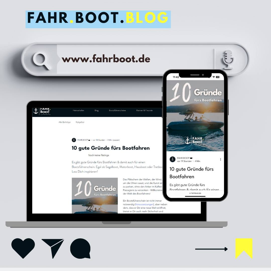 NEW BLOG | Es gibt gute Gründe zum Bootfahren &
damit auch für einen Bootsführerschein | Egal ob
Segel-, Motor- oder Tretboot.
Was begeistert Euch am Bootfahren? 😍 ⛵️🚤
Link in der Bio!
#fahrboot #bootfahren #boat #bootsführerschein #sbf
#see #binnen #sbfbinnen #sbfsee #sea #ocean
#motorboot #segel #segelboot #blog #skipper
#sportboot #sportbootführerschein #sail #yachting
#skipper #SKS #sporküstenschifferschein #sailboat
#segeltörn #wassersport #boatlife
