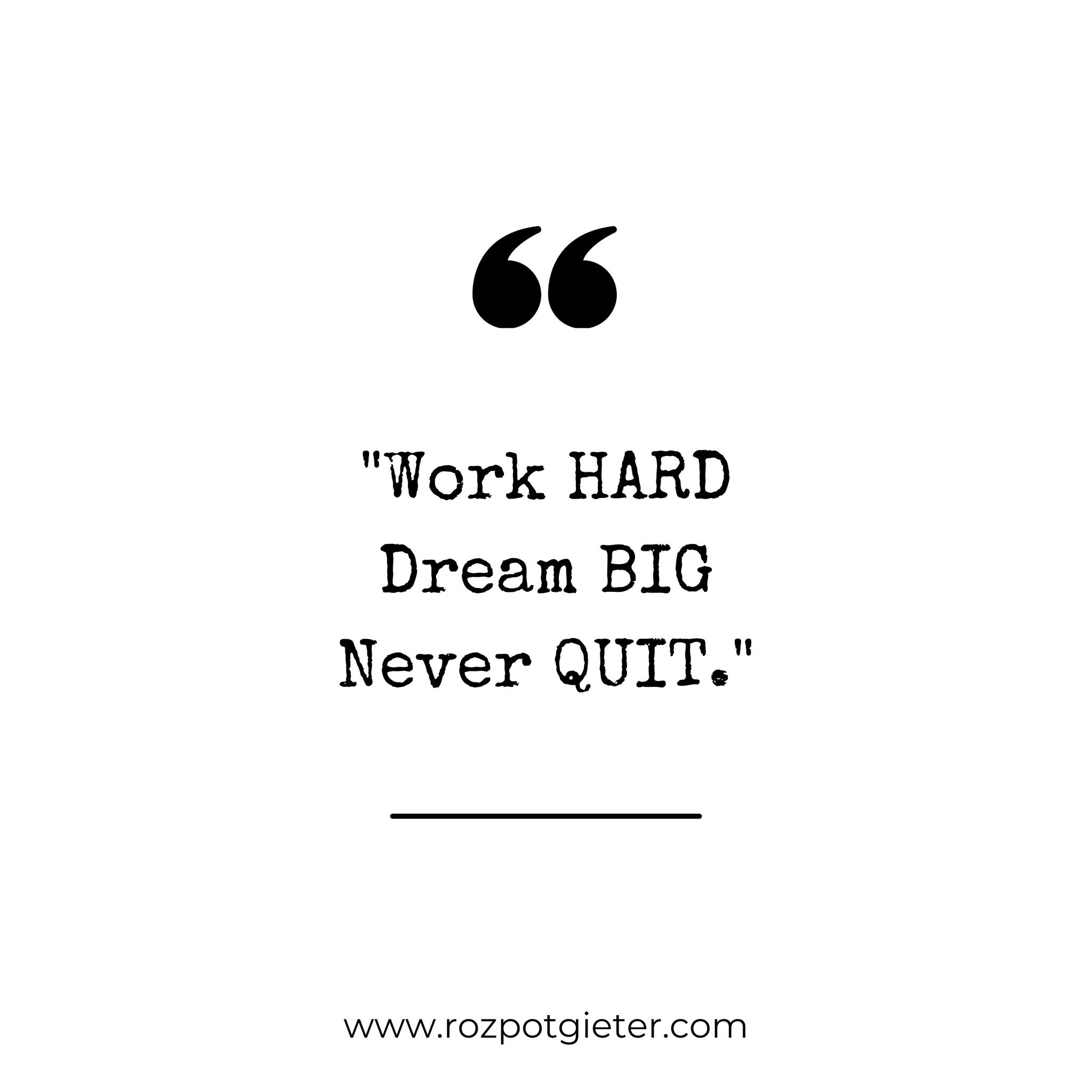 Self-belief and hard work will always earn you success.
www.rozpotgieter.com
#rozpotgieter #author #quoteoftheday #readers #booklover #bookworm #authorsofinstagram #readersofinstagram #instadaily