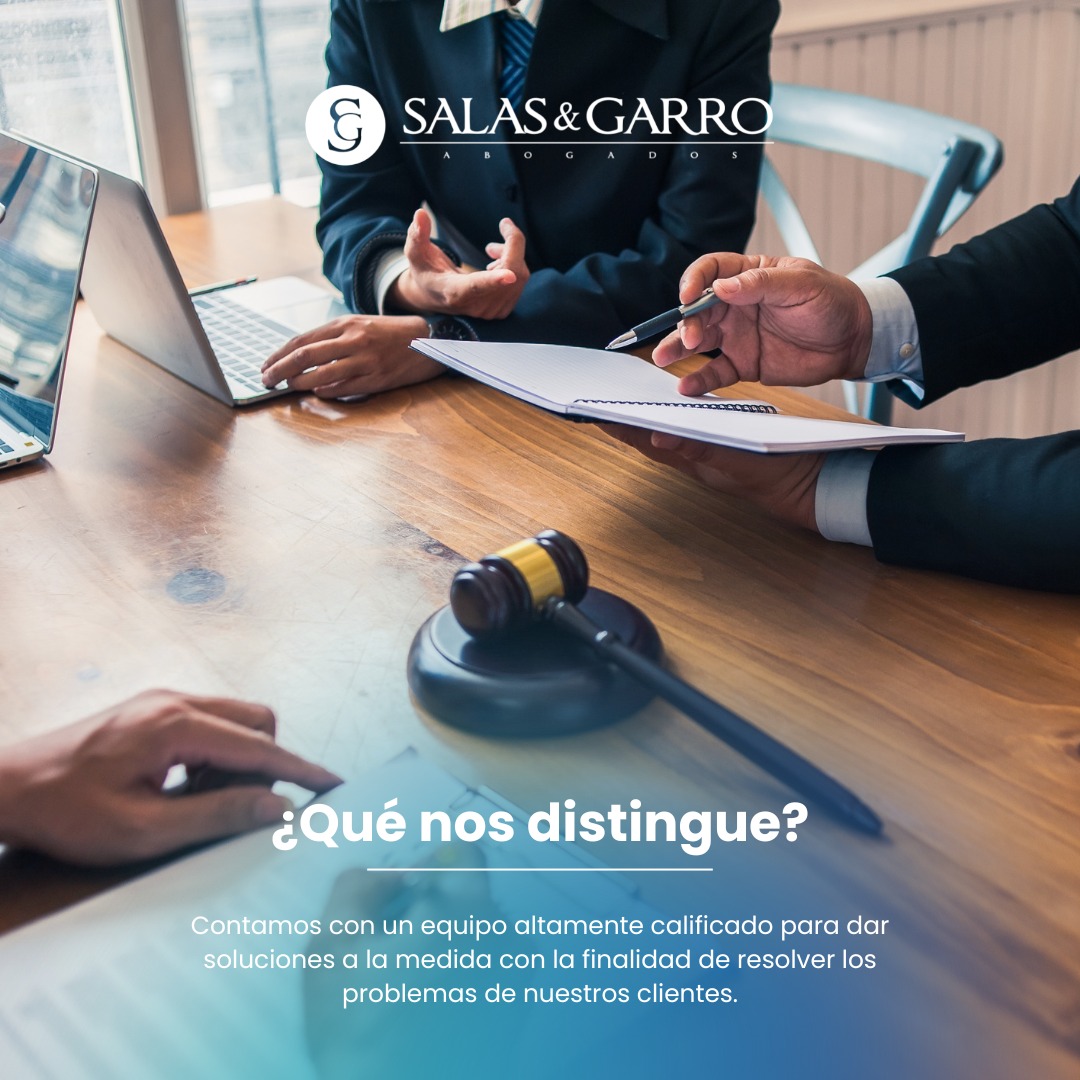 Ofrecemos un trato de alta calidad, presonalizado, un acompañamiento profesional y atento durante todo el proceso legal.