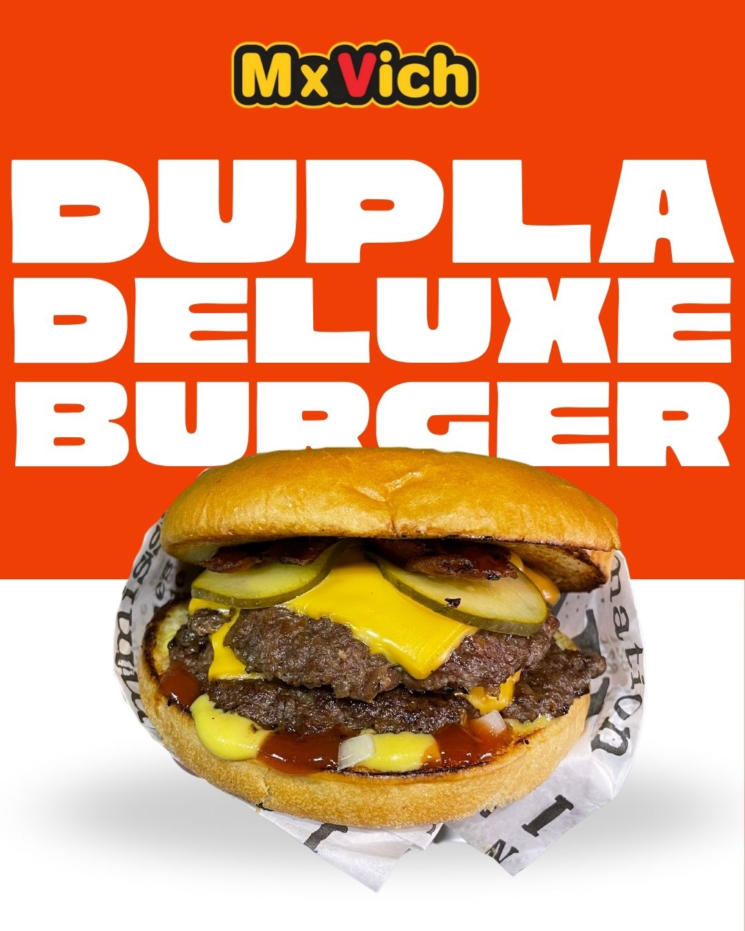 Brutális duplaburger, a nagypapi, a nehéz bombázó..... dupla smashed marhahús pogácsa, forro cheddar sajt, ánizsos uborka, ropogós bacon, mi kell még ?🍟🍔🥓
Kattints a rendelésért:
https://www.mxvichburger.hu/étlap-és-online-rendelés