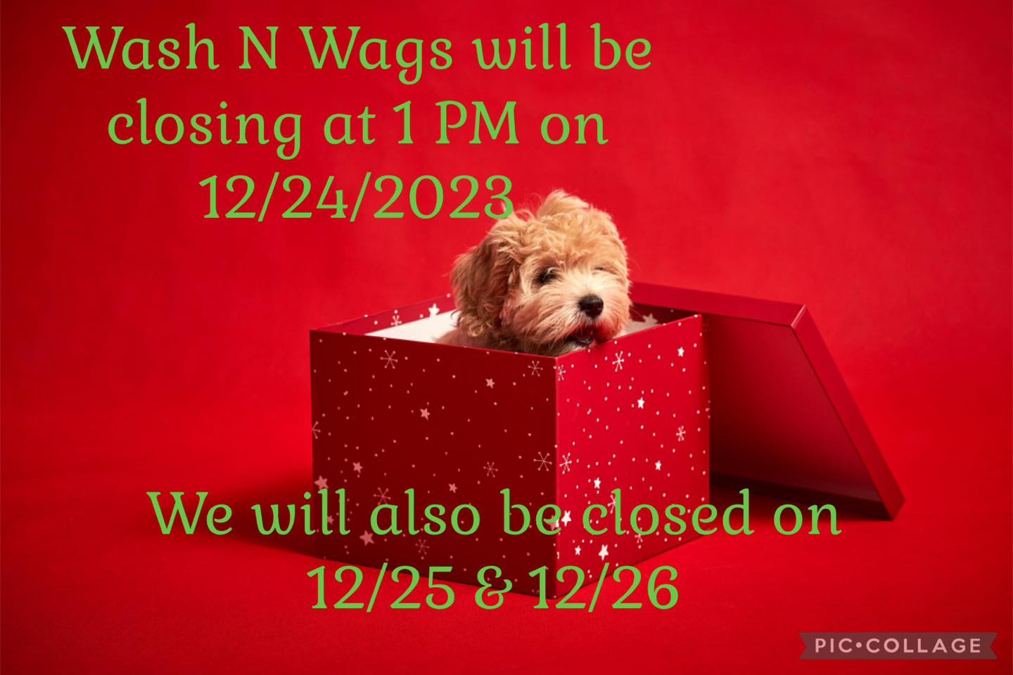 Our shop will be closing early on 12/24/2023 at 1 PM.
We will also be closed Monday and Tuesday (12/25 & 12/26)
Regular business hours will resume on Wednesday 12/27/2023.
We hope everyone has a safe and happy holiday season!