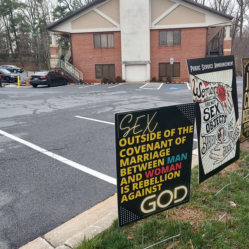 Pray as we evangelize at the mission field at a place that murders babies in Baltimore