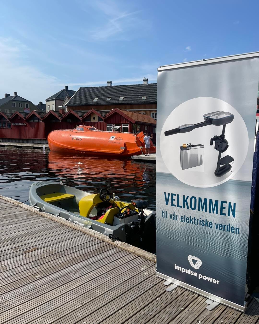 Da er vi på plass i pollen i Arendal 😎