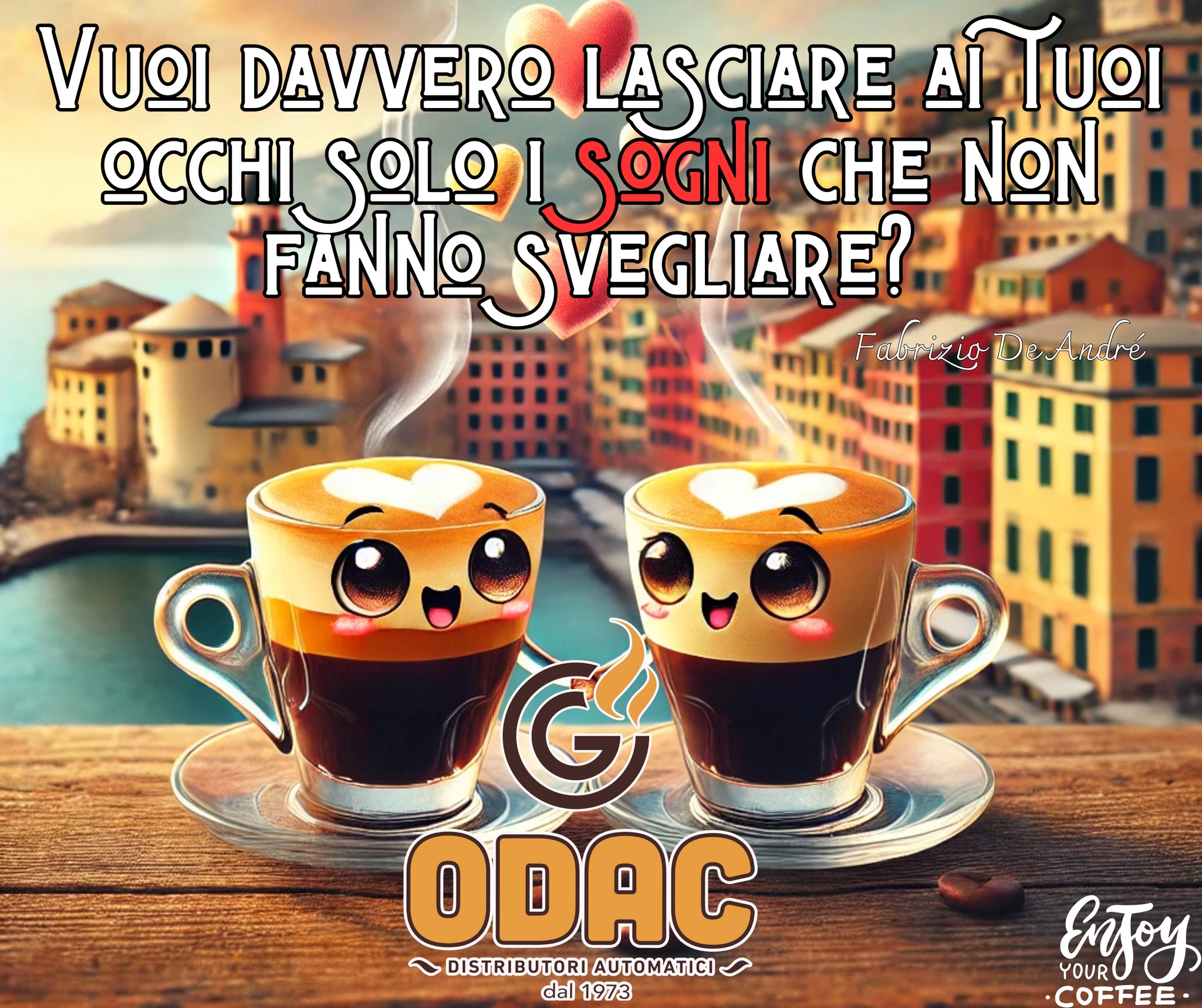 ❤️ San Valentino: Un amore che dura da oltre 50 anni ❤️
Dal 1973, il nostro legame con la terra e il lavoro è più di una tradizione: è una promessa d’amore che rinnoviamo ogni giorno.
Con il cuore radicato nella nostra storia e lo sguardo al futuro, coltiviamo la passione che ci unisce e il rispetto per ciò che ci circonda.
Oggi celebriamo non solo l’amore tra le persone, ma anche quello per ciò che facciamo e per la nostra storia. ☕❤️❤️❤️
❤️Un amore che si trasforma in impegno, qualità e dedizione verso chi ci sceglie ogni giorno.❤️
Buon San Valentino a tutti gli innamorati!!!