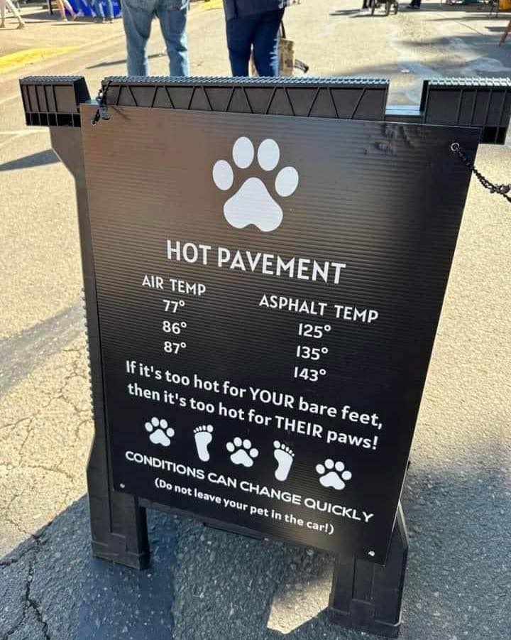 Friendly facts for this heatwave.
Stay cool everyone!