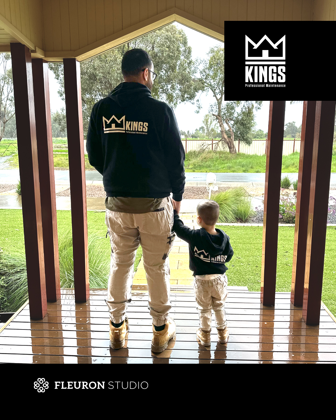 How good is it when you see a logo you've designed worn by the business owner and the family.
So cool.
😎
Kings Professional Maintenance
#fleuronstudio #lovedesign #lovewhatido