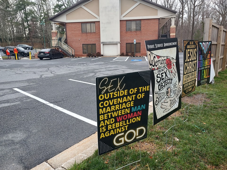 A young girl arrived walking behind what appeared to be her mother at the abortion clinic. The young girl did not look happy and so we proclaimed the gospel out of love and the truth about abortion. They were not in the clinic very long and they came back out. The older woman did not seem to be too happy but the young girl looked back at us several times. We continued to preach the gospel and express our love for her and her baby and offered her resources. They rolled down the window a little bit and listened and a few minutes later they left.
We rejoice because it appears that God saved the baby. Pray for this young lady and her family.