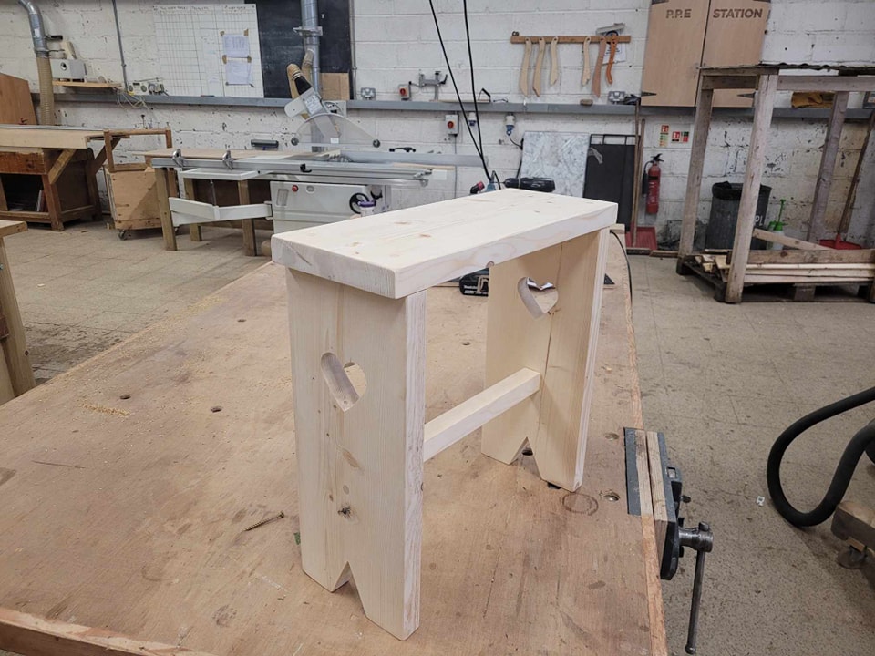 A lovely little bespoke stool finished last week!