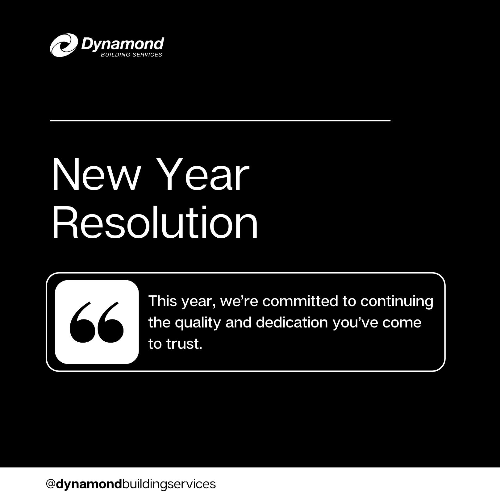 A New Year, a renewed commitment to quality and trust! At Dynamond Building Services, we promise to keep delivering cleaning solutions that meet your highest expectations.
Call us today and stay tuned for specials and updates about our company.