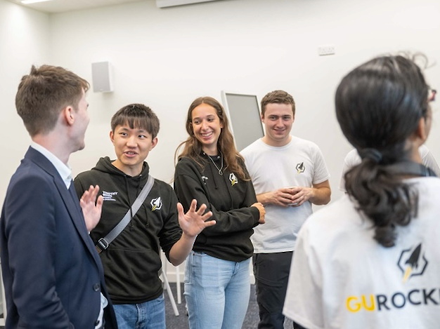 "Lemme tell you about our ROCKETS..." 💼
Last week, we were invited to an event at the Advanced Research Centre to showcase work space-related societies have been doing on campus! 👨🚀
We had the pleasure to talk to members of the UK and Scottish Parliaments, researchers, and visitors from groups such as the UK Space Agency. 🚀
Thank you to Joe Gibbs for arranging the event and allowing our team to demonstrate the innovation at student teams at the university 😎🔥
#ThinkBigGoBeyond #science #engineering #stem #rocket #engineer #rocketscience #space