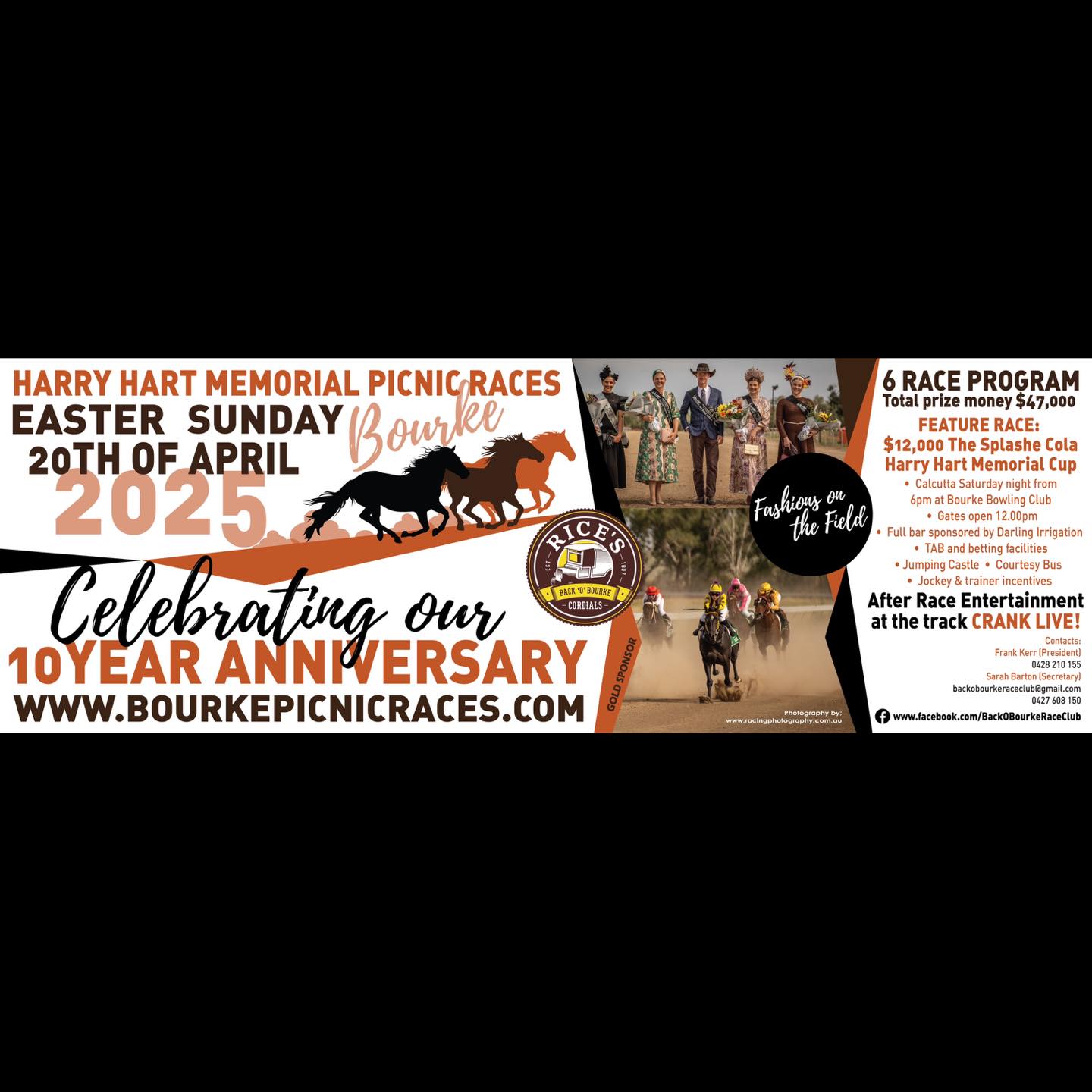 - BACK O’ BOURKE PICNIC RACES -
More designs I’ve done recently, for the Back O’ Bourke picnic race club.
Advert for the western plains app, Raceday program and Front page for the offical program and form guide.
#lauragillarddesign #designer #backobourke #bourke #backobourkeeasterfestival #backobourkepicnicraces #harryhartmemorialraces #posterdesign #advertising #advert