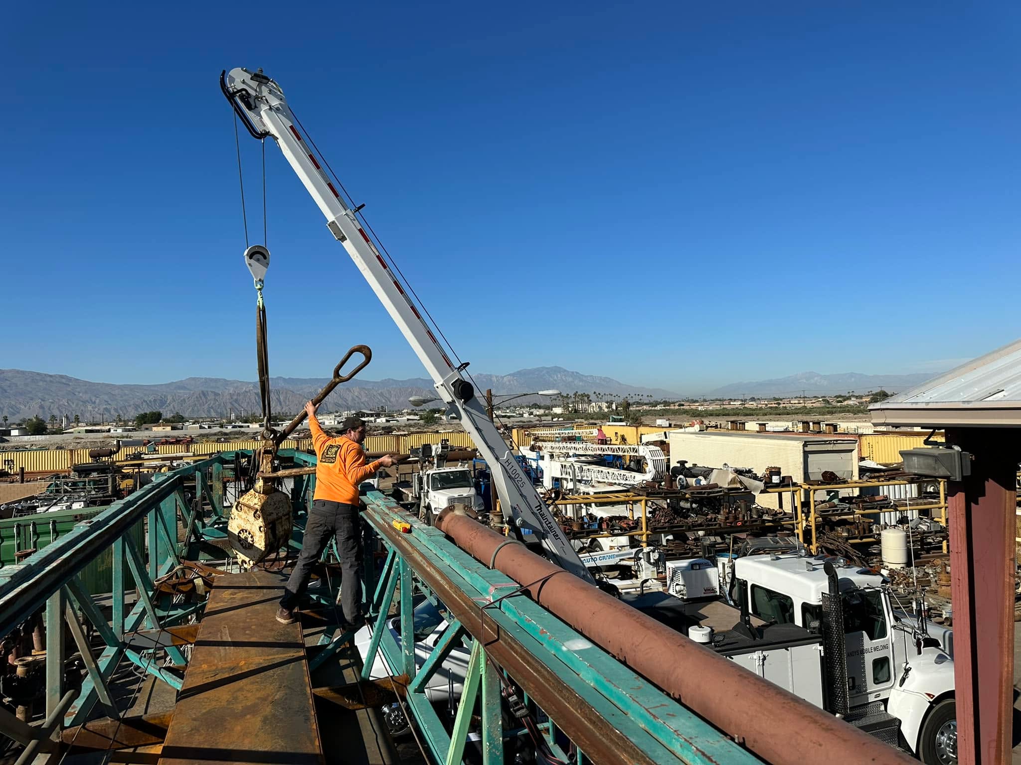 Just another day in the office.