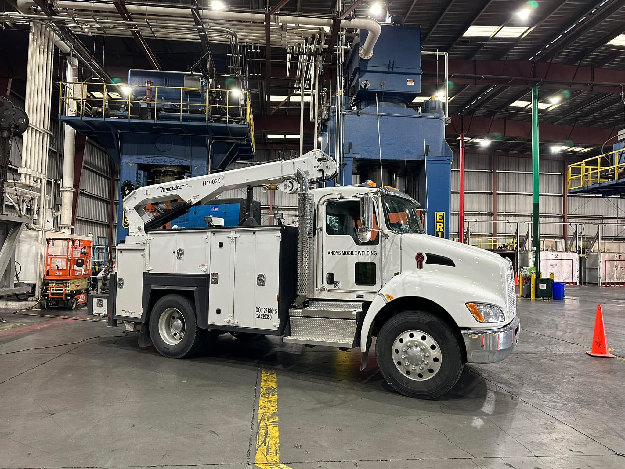 Going to be a fun day of hydraulic piping repair 