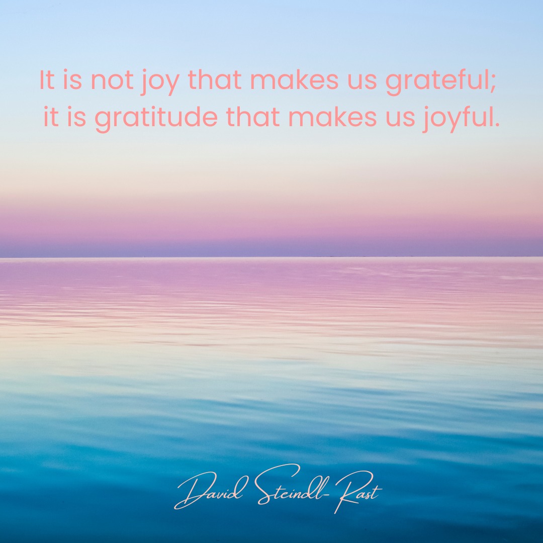 Finding joy starts with gratitude. Today, take a moment to appreciate the simple pleasures around you – tea in your favourite mug, a text from a loved one, your comfy bed, a new book waiting to be read, a warm bath at the end of a long day. Gratitude is the gateway to the wellspring of joy that lives within you.
What are you grateful for today?
#Gratitude #JoyfulLiving #JoyfulJune