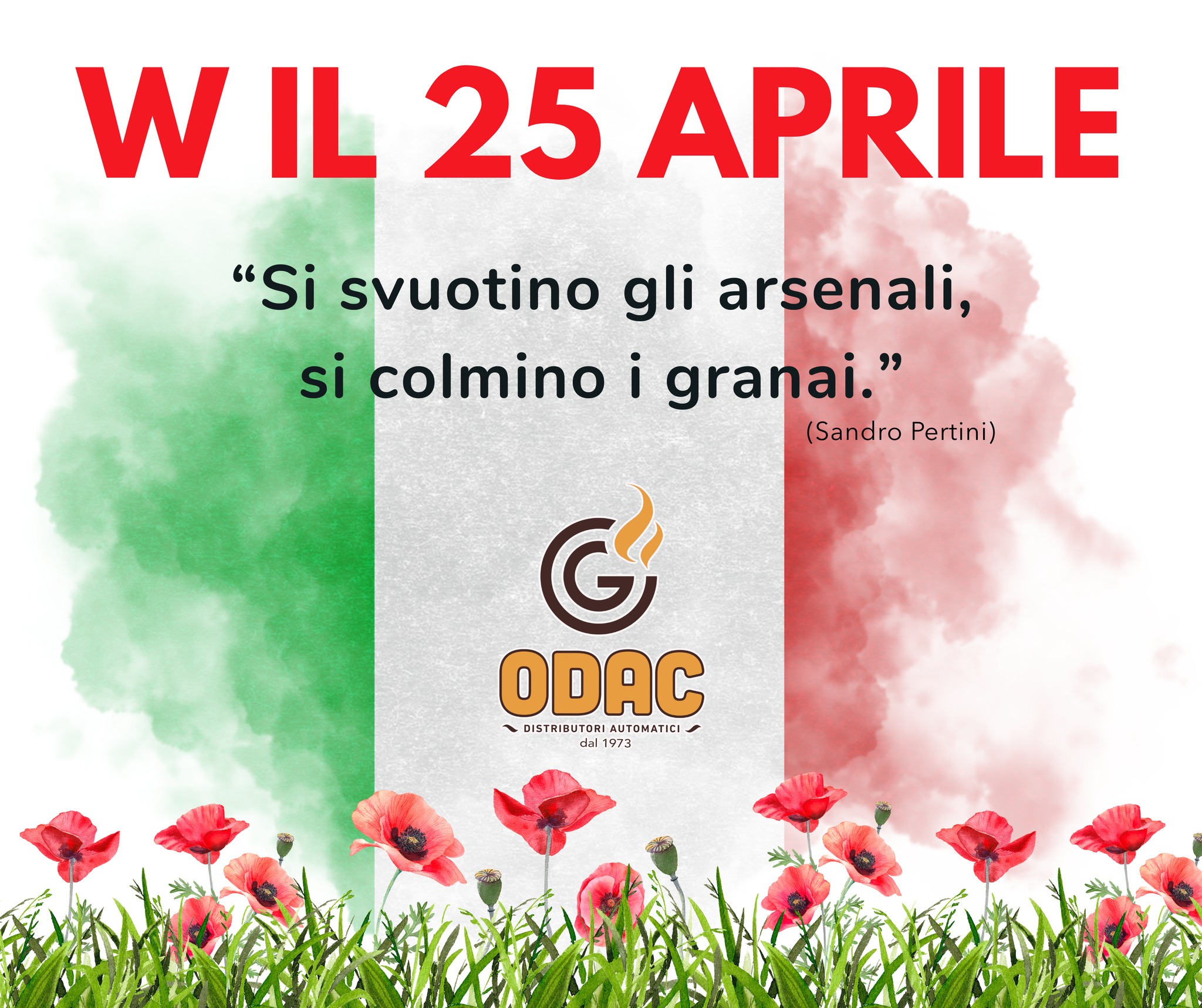 La libertà non è solo memoria, è motore del nostro lavoro quotidiano.
💚❤️🤍