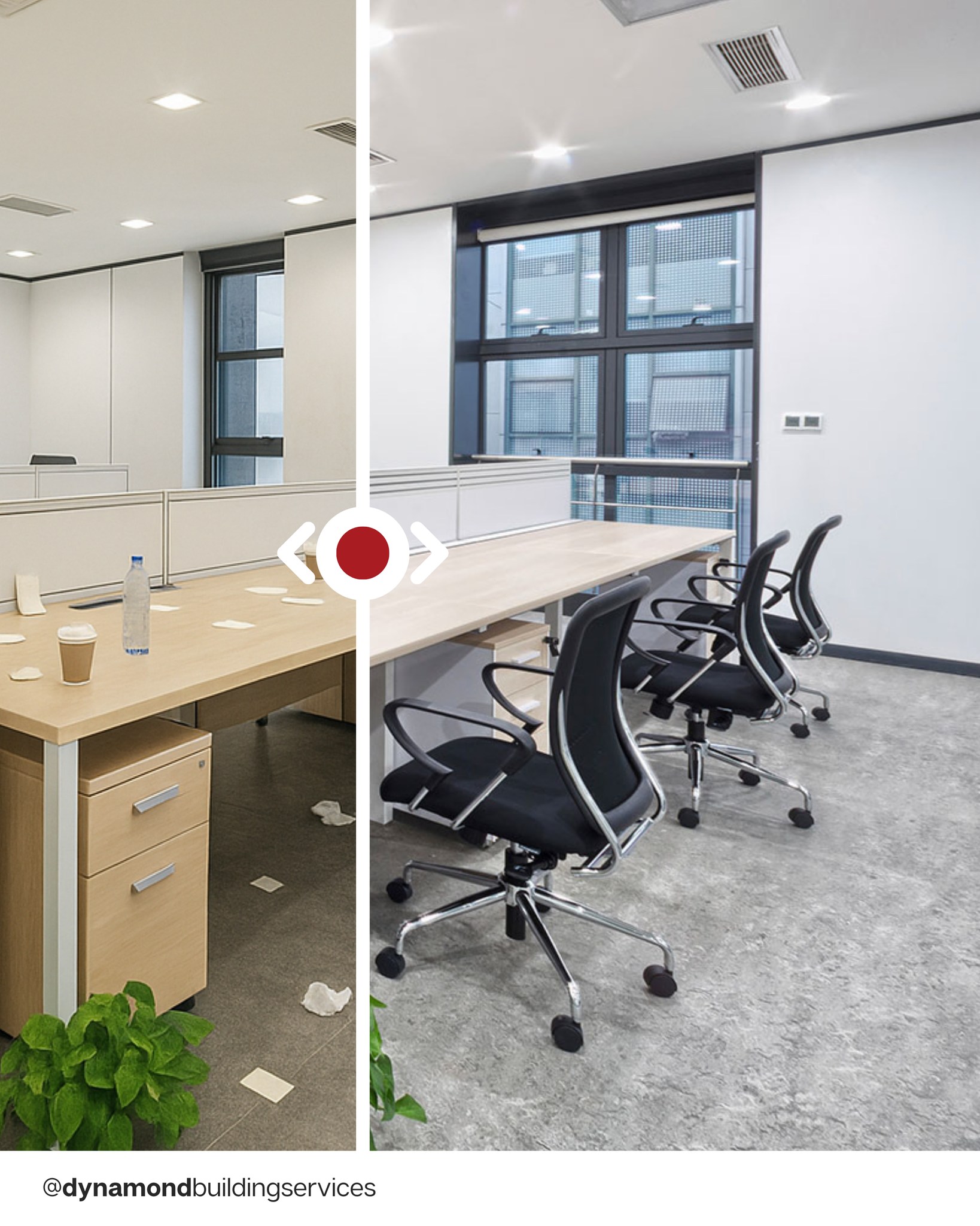 Transform your office with professional cleaning! 🏢 You don't need a new space to feel the difference, just schedule with Dynamond.
#OfficeTransformation #ProfessionalCleaning