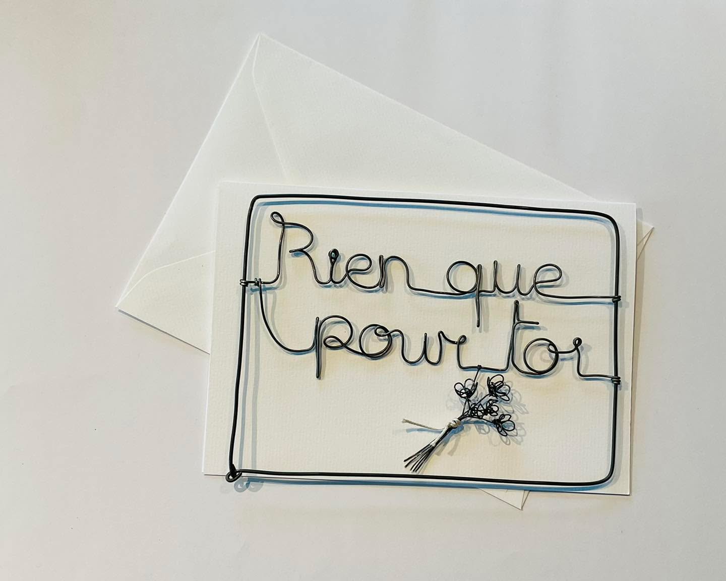 Carte de vœux « Rien que pour toi »
Format: 13 x 18 cm
Prix : 28.- fr.
🌱 Disponible
📞 Infos et commandes en message privé