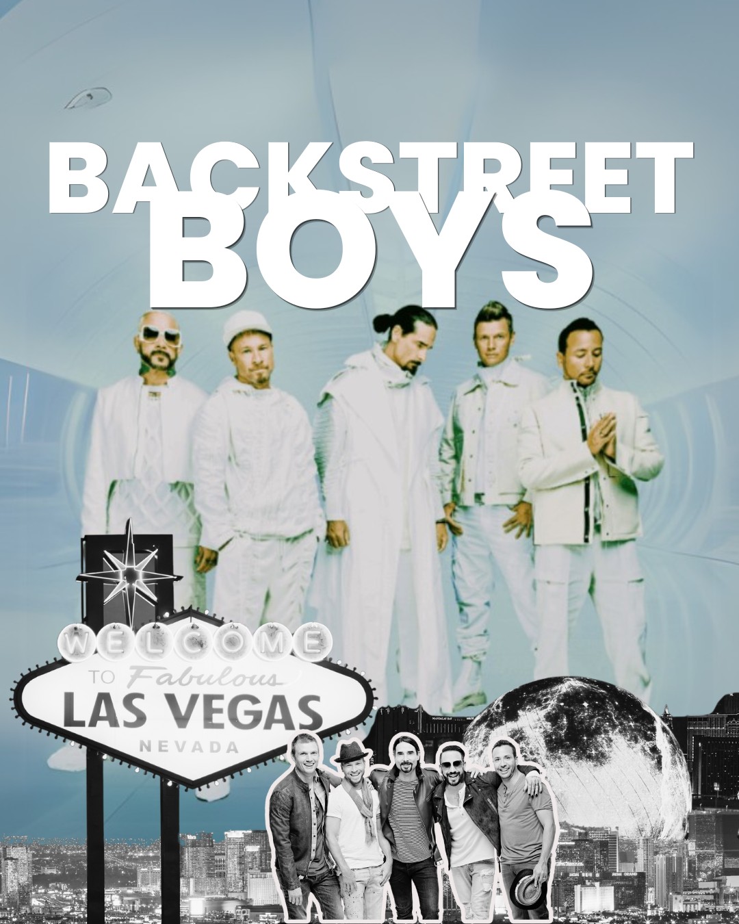 🎤 Los Backstreet Boys se preparan para hacer historia con una residencia exclusiva en The Sphere, uno de los escenarios más impactantes del mundo 🌐
Desde el 11 de julio de 2025, ofrecerán una serie de 12 shows únicos en Las Vegas, en un formato totalmente inmersivo que promete llevar sus clásicos a otro nivel.
📅 Las fechas confirmadas:
11, 12, 13, 18, 19, 20, 25, 26 y 27 de julio.
Visuales 360°, sonido envolvente y pura nostalgia pop.
💿 Con más de 30 años de carrera, premios internacionales y una estrella en el Paseo de la Fama de Hollywood, Nick, AJ, Brian, Kevin y Howie siguen demostrando por qué son leyenda.
🎶 I Want It That Way, Everybody, As Long As You Love Me... y ahora, una experiencia que va más allá del tiempo.