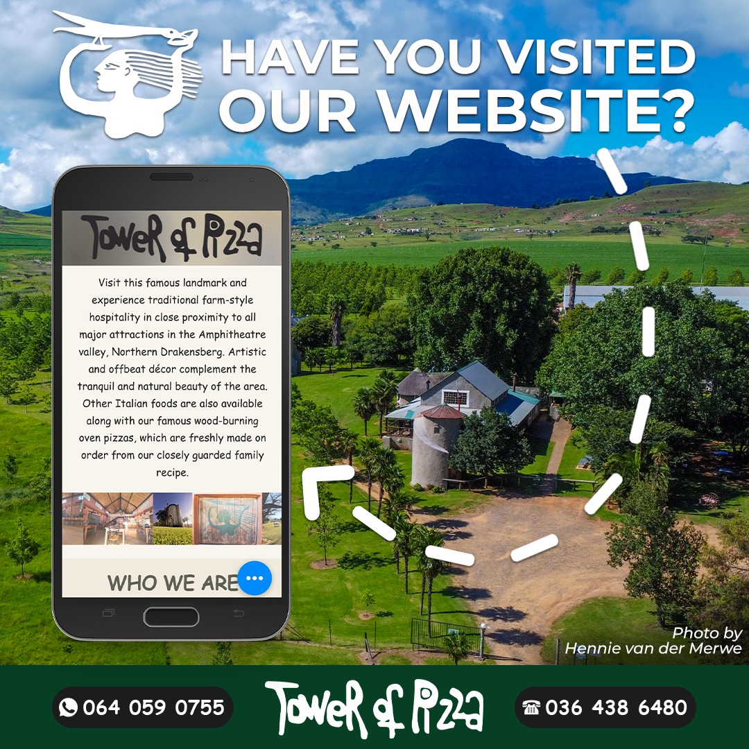 🌟 Ready for a taste of adventure from the comfort of your home? Dive into the world of Tower of Pizza! From exploring our full menu of mouth-watering dishes to booking your next cozy getaway in the Drakensberg, our website is your gateway to deliciousness and relaxation. 🍕🏞
Don’t just dream about your next meal or escape; make it a reality. Visit us at https://www.towerofpizza.co.za/ to discover all that we have to offer. Your next unforgettable experience is just a click away! 🌐✨
#TowerOfPizza #DiscoverDeliciousness #BookYourAdventure #TasteTheAdventure #Drakensberg #Bnb #Accomodation #Resturant